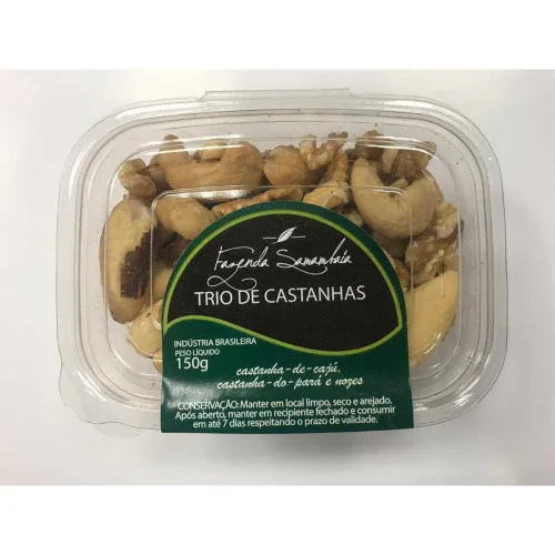MIX FAZENDA 150G TRIO DE CASTANHA - FAZENDA