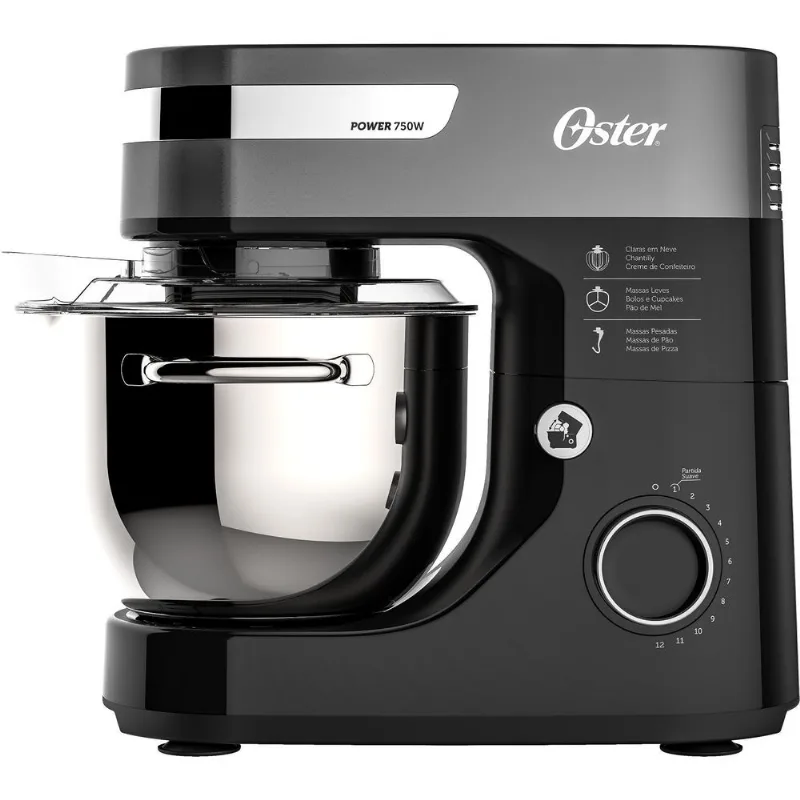 Batedeira Planetária Oster Bowl Inox 127V