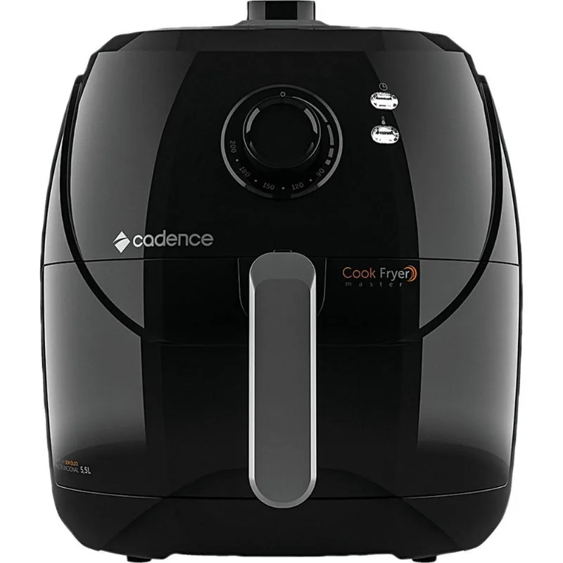 Fritadeira Air Fryer Elétrica 5.5L Cadence Cook Fryer Master FRT600 Preta 127V
