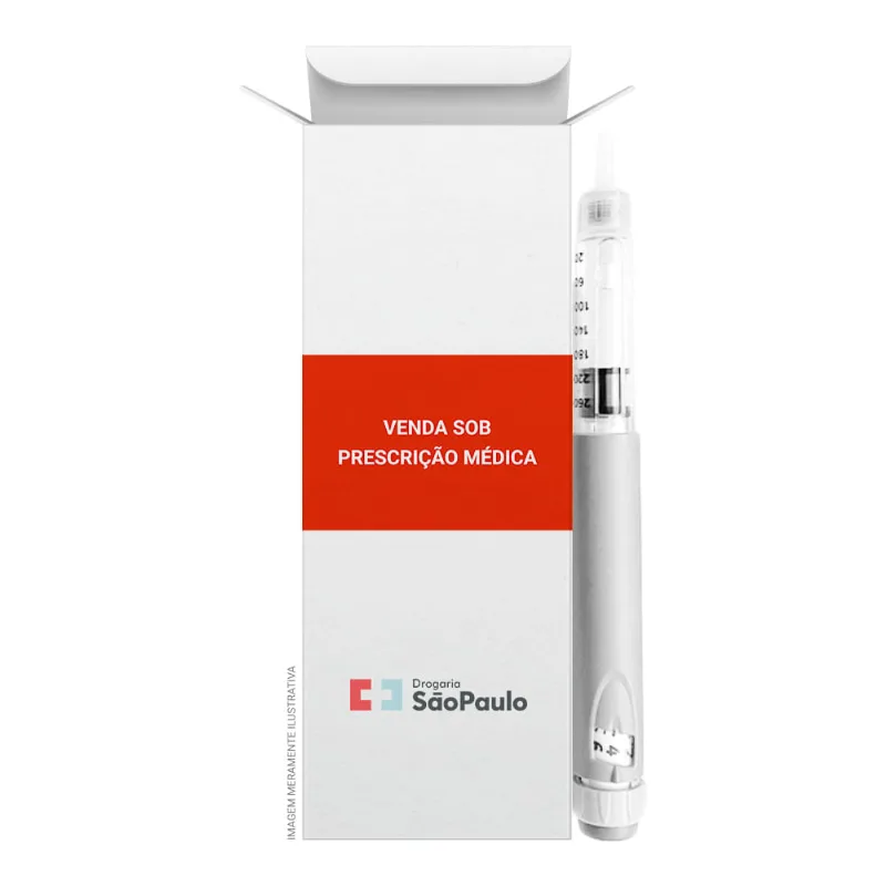 Insulina Glargilin Insulina Glargina 100UI/ml 1 Caneta Descartável com 3ml