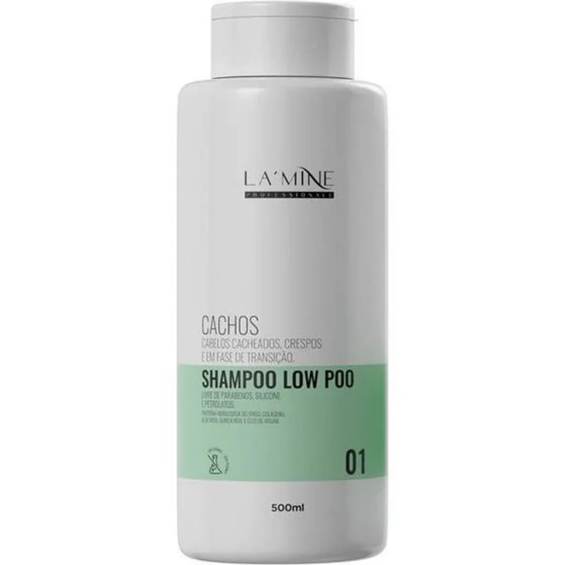 Shampoo La'Mine Cachos Low Poo 500ml