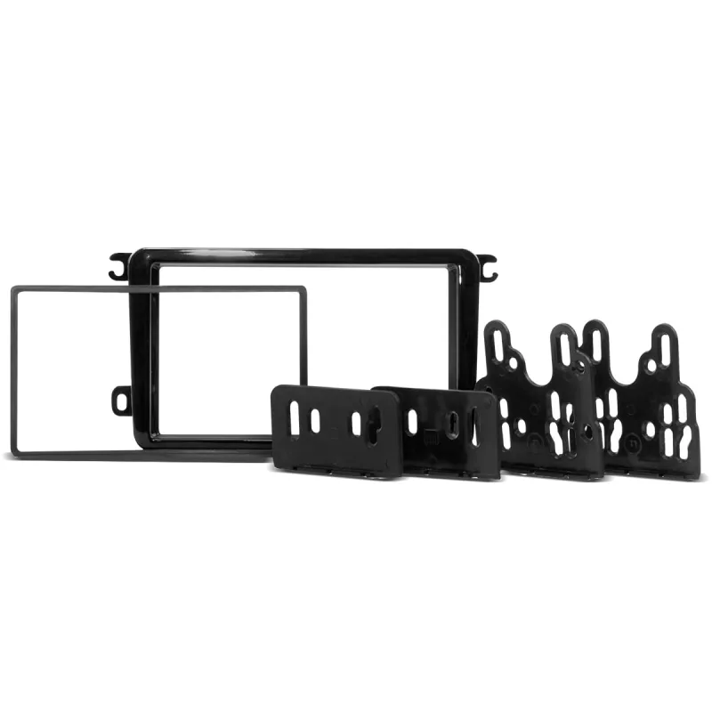 Moldura Do Painel 7 Polegadas Universal Volkswagen Preto - Expex