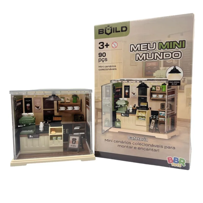 Meu Mini Mundo Cafeteria - LC - Brinquedos