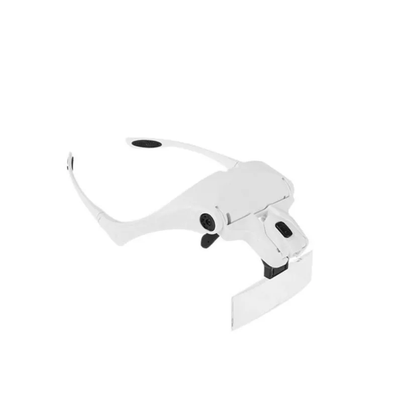Lupa De Pala De Cabeça Duo Com Led 5 Lentes Importada