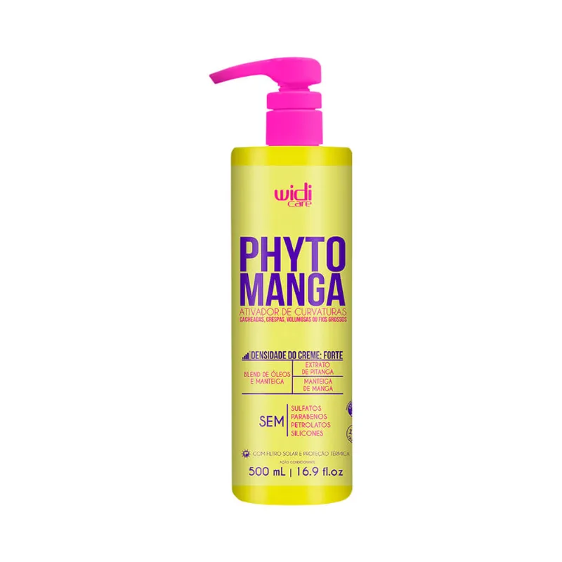 Creme de Pentear Widi Care Phytomanga Ativador de Curvaturas Efeito Pesado 500ml Ativ Cacho Widicare 500ml Phytomanga Ef.Pesado