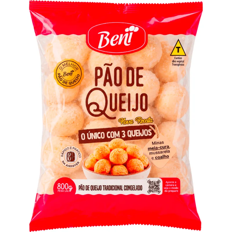 Pão de Queijo Beni Congelado 800g