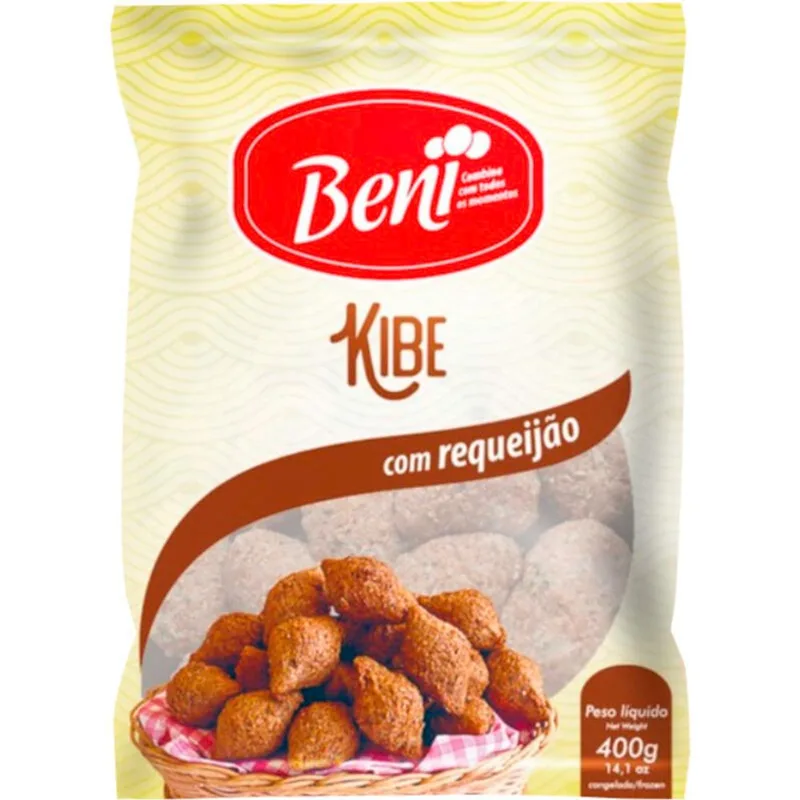 Mini Kibe Beni Com Requeijão 400g