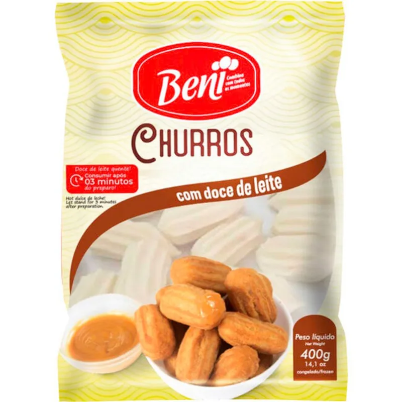 Mini Churros Beni Doce de Leite 400g