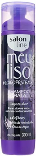 Sh Salon Line Prata Meu Liso L.prateado - SALON LINE - Higiene E Beleza
