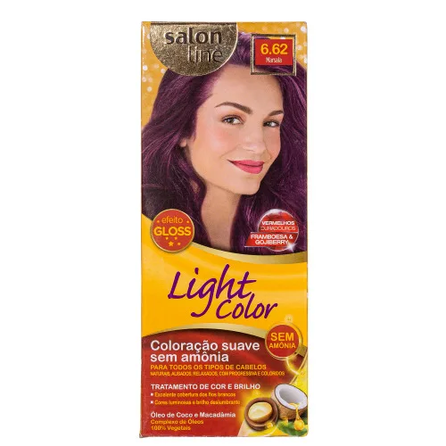 Tint Salon Line Light Color N.6.62 Marsala - SALON LINE - Higiene E Beleza