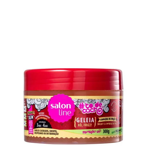 Geleia Cap Salon Line Todecacho Vinagre Maca 300g - SALON LINE - Higiene E Beleza