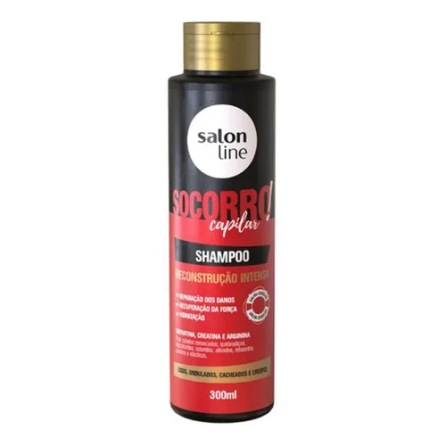Sh Meu Liso Salon Line 300ml Socorro Capilar - SALON LINE - Higiene E Beleza