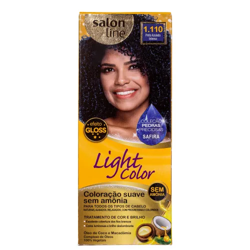 TINT S LINE LIGH COL 1.110 PRETO AZUL - PRETO
