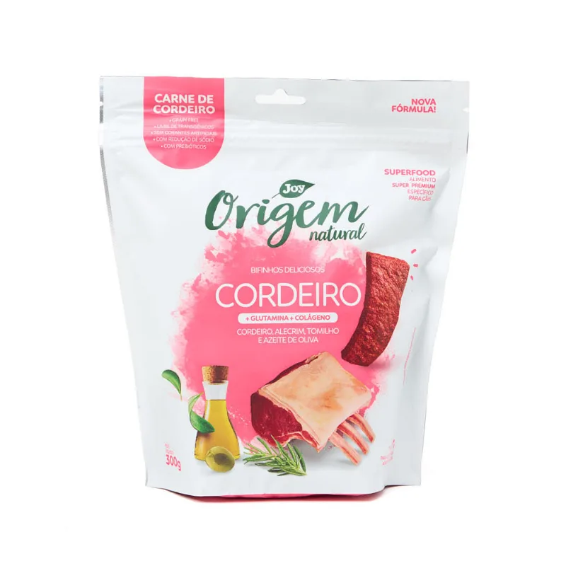 Bifinho Cães Origem Natural Cordeiro 300 g