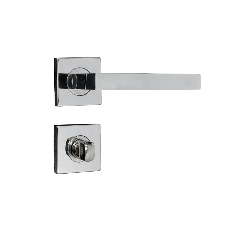 Fechadura 5800 Banheiro Mônaco Quadrada 582031 Silvana