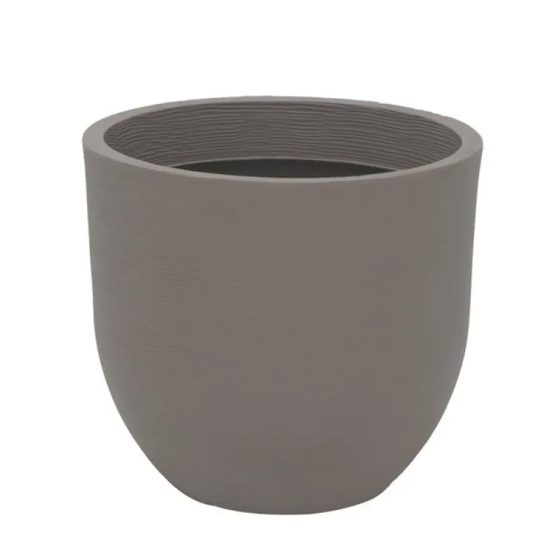 Vaso Laos Tramontina Basic em Polietileno Concreto 45 cm Tramontina