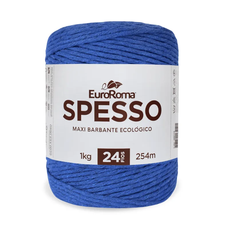 Barbante Euroroma Spesso 4/24 1kg C/ 254m AZUL ROYAL