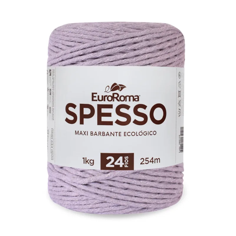 Barbante Euroroma Spesso 4/24 1kg C/ 254m LILAS
