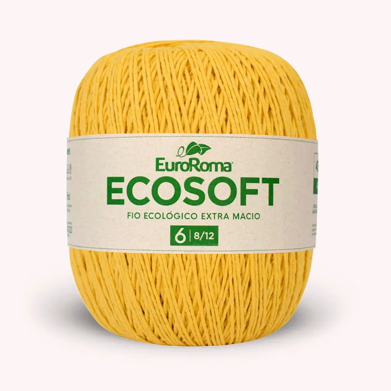 Barbante Euroroma Ecosoft 8/12 422g C/452m OURO