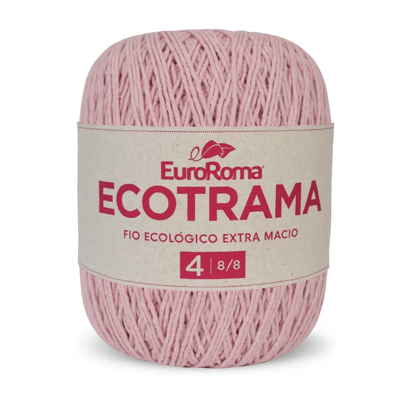 Fio Euroroma Ecotrama 8/8 200g C/340m ROSA BEBE