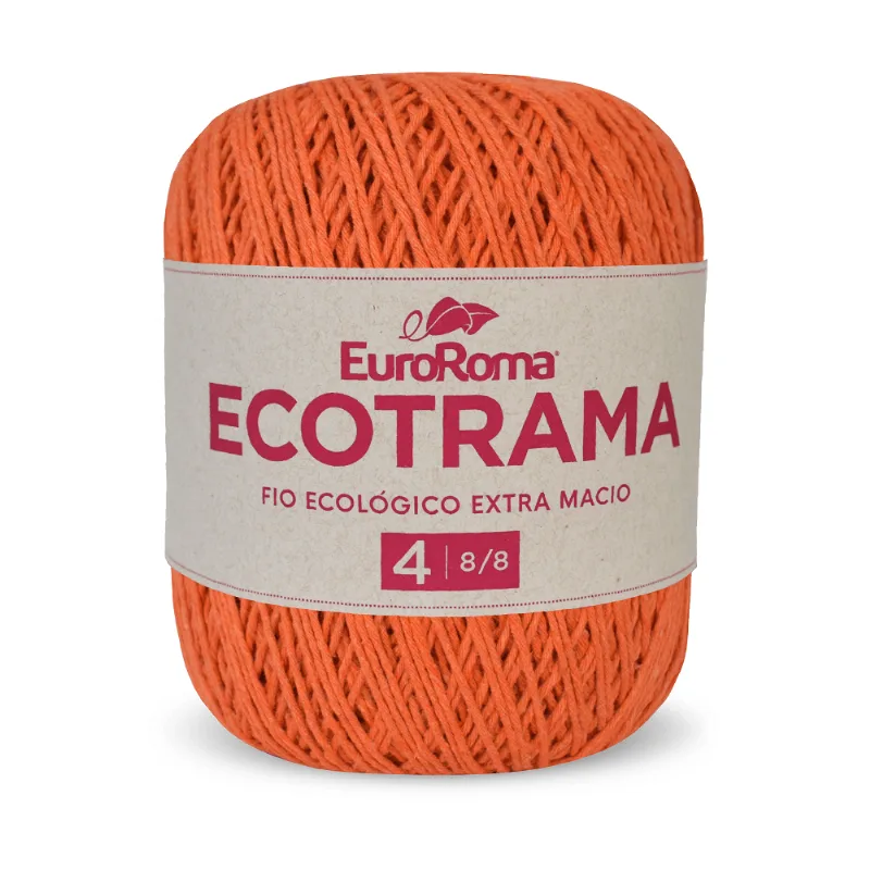 Fio Euroroma Ecotrama 8/8 200g C/340m LARANJA