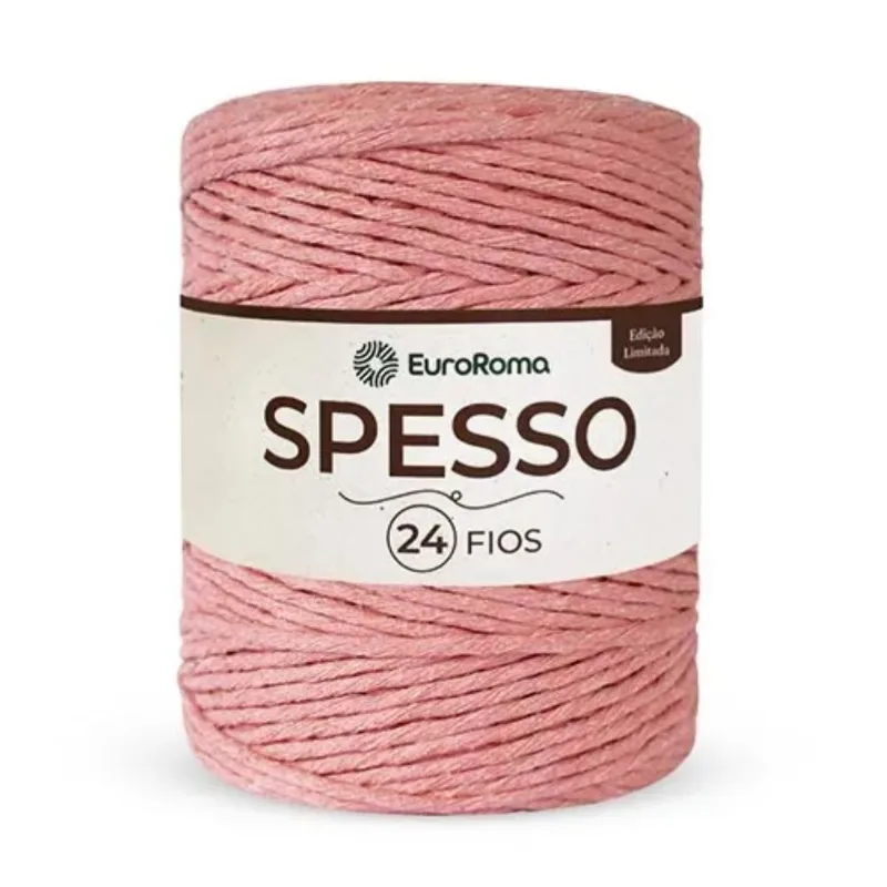Barbante Euroroma Spesso 4/24 1kg C/ 254m Malva