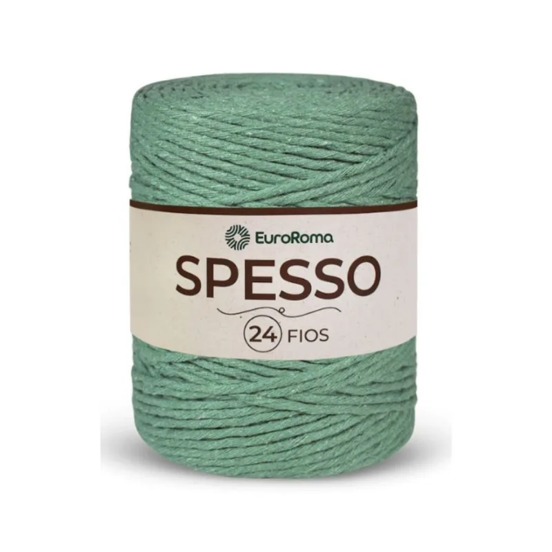 Barbante Euroroma Spesso 4/24 1kg C/ 254m Esmeralda