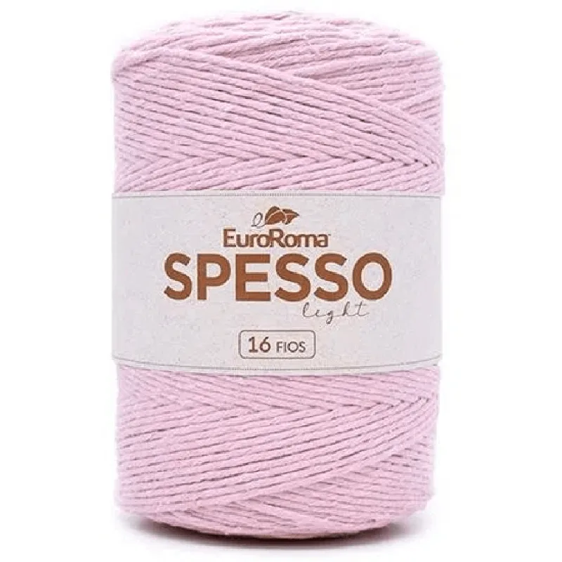 Barbante Euroroma Spesso 4/16 1kg C/381m ROSA BEBE