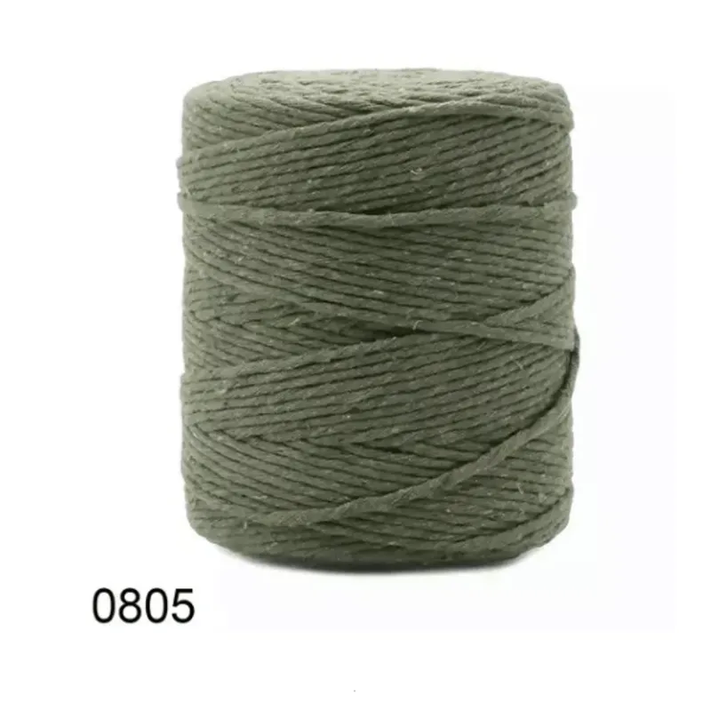 Barbante Euroroma Spesso 4/24 1kg C/ 254m VERDE MILITAR