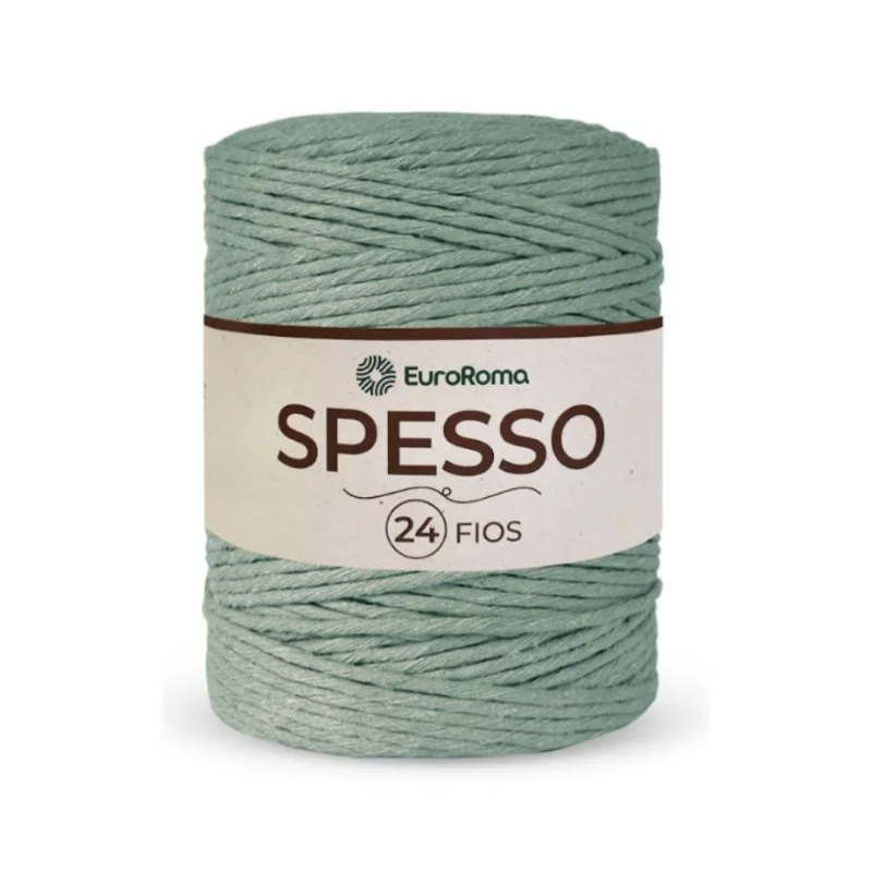 Barbante Euroroma Spesso 4/24 1kg C/ 254m Verde Alecrim
