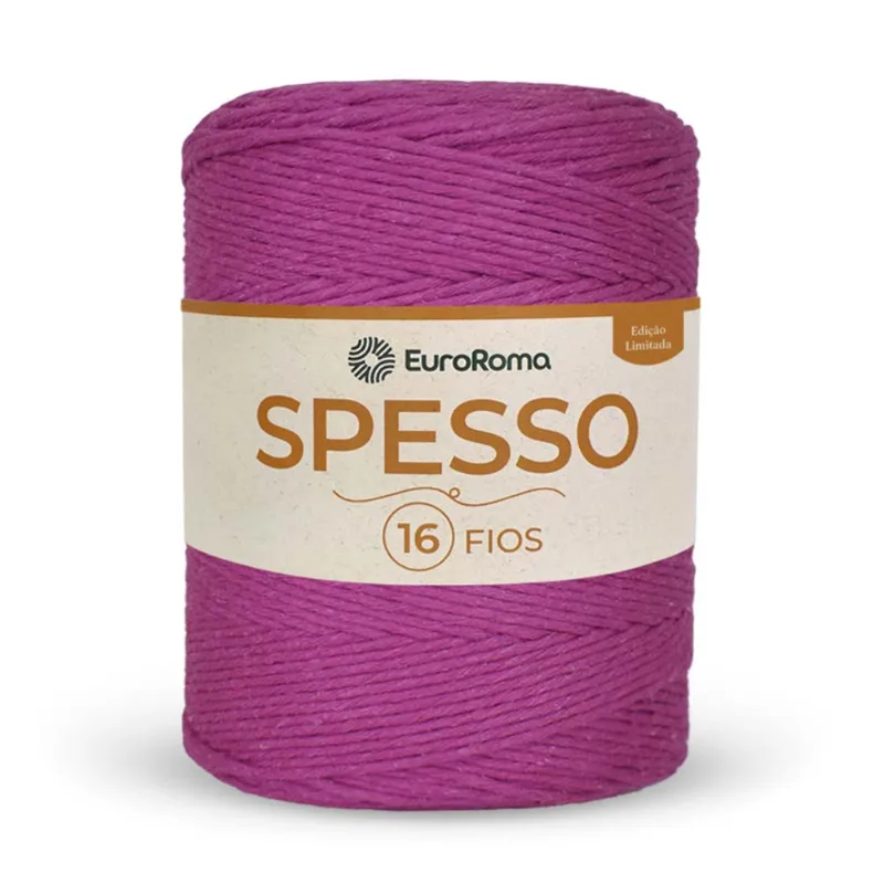 Barbante Euroroma Spesso 4/16 1kg C/381m Magenta