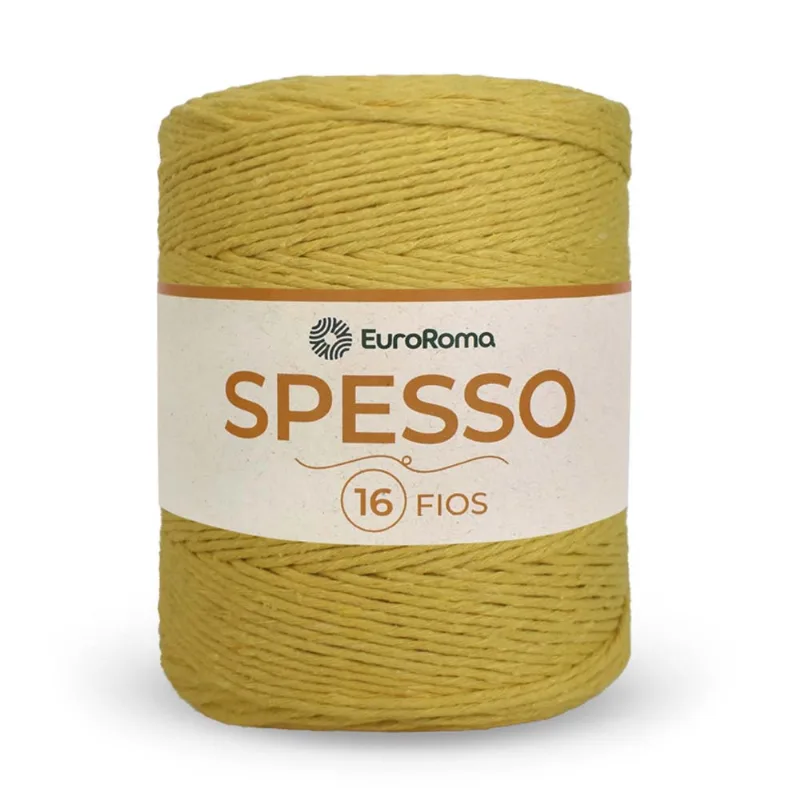 Barbante Euroroma Spesso 4/16 1kg C/381m Ouro