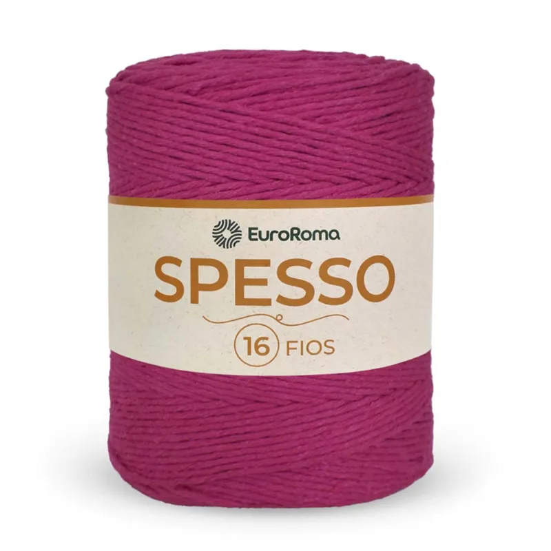 Barbante Euroroma Spesso 4/16 1kg C/381m Pink