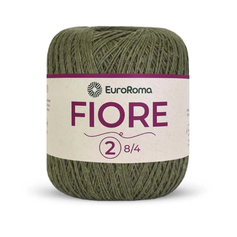Linha Euroroma Fiore 8/4 150 G C/500m Verde Militar