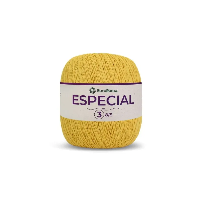 Barbante Euroroma Especial 100.5/1110 8/5 500g 1400m Ouro