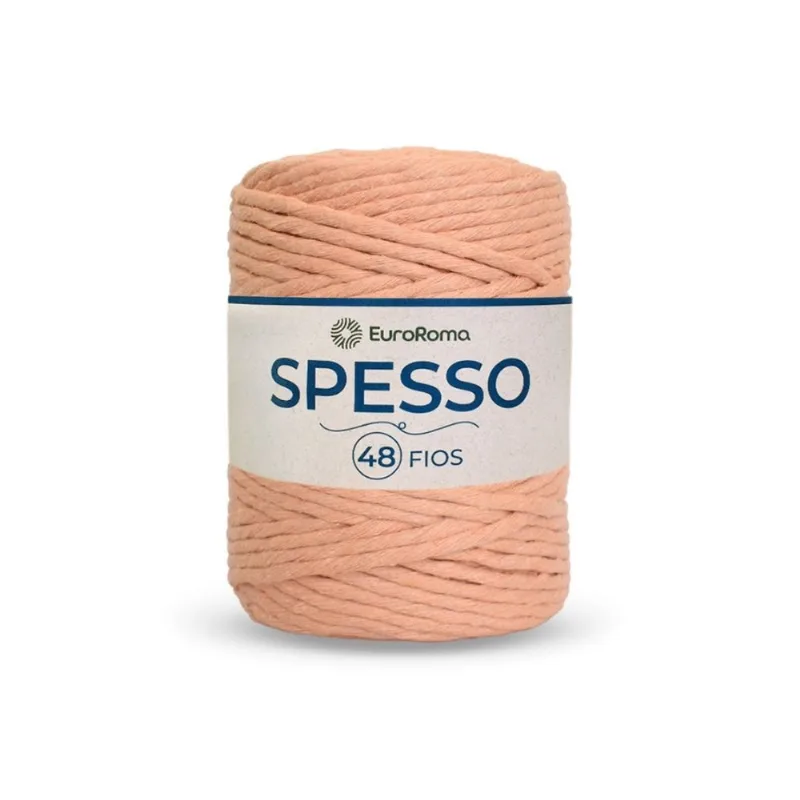 Barbante Euroroma Spesso 1430/1110 4/48 1kg 127m Salmao