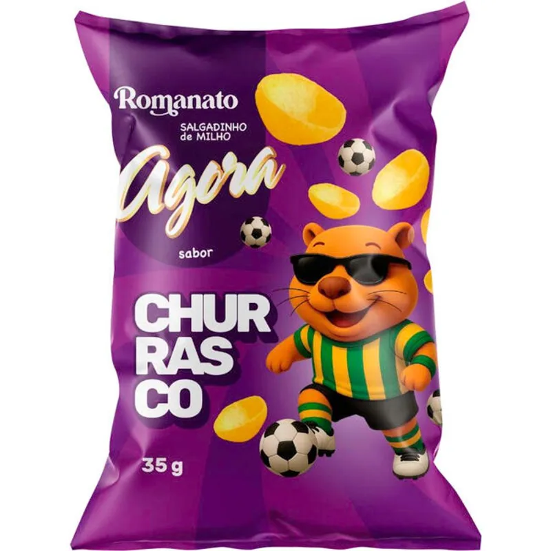 Salgadinho Romanato Agora Churrasco 35g