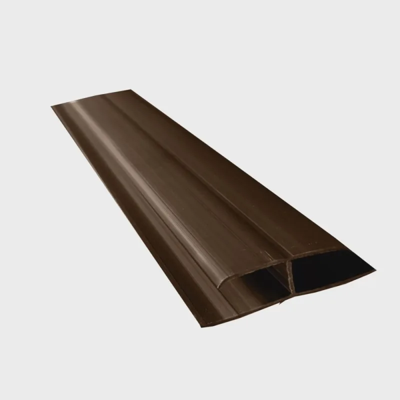 Emenda Rígida pvc Perfil H 8mmx4,5cmx3m Bariri - caixa com 5 Caixa - Mogno - Não Disponível - Construção E Ferramentas