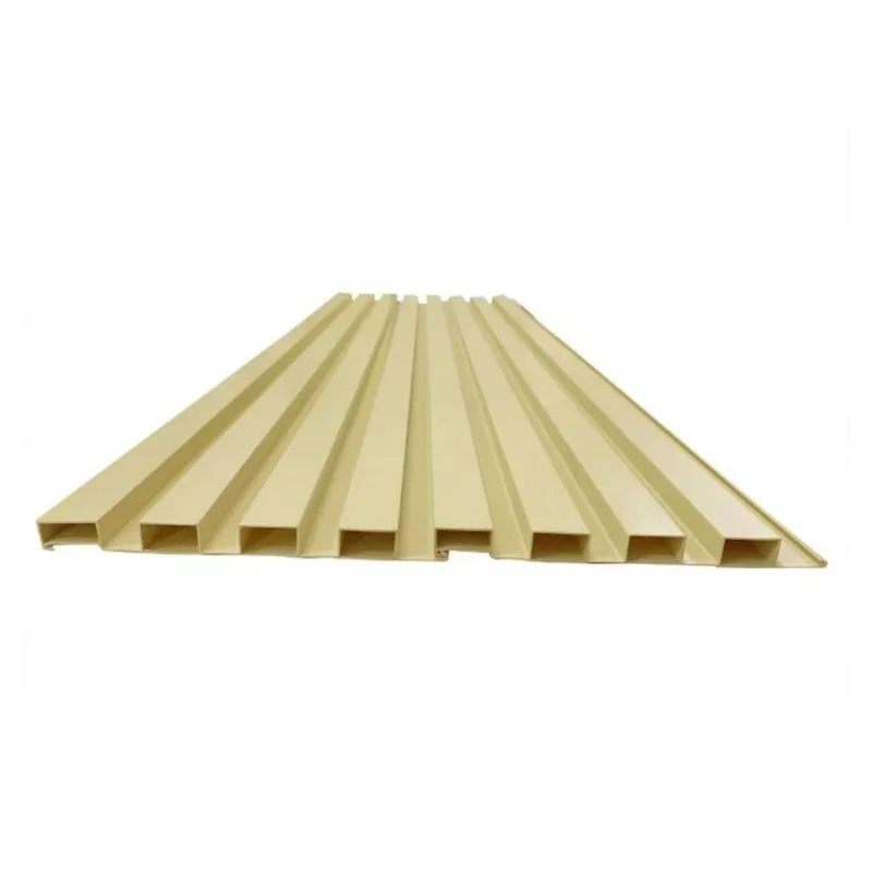 Painel Ripado PVC Bariri Painel Ripado PVC Bege 15cmx2,70m