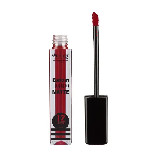 Batom Liq Max Love 12 Horas Nº80 - MAX LOVE - Higiene E Beleza