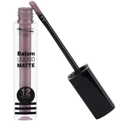 Batom Max Love Liquido Matte Nude Nã‚â°86 C/3,8 Ml - MAX LOVE - Higiene E Beleza