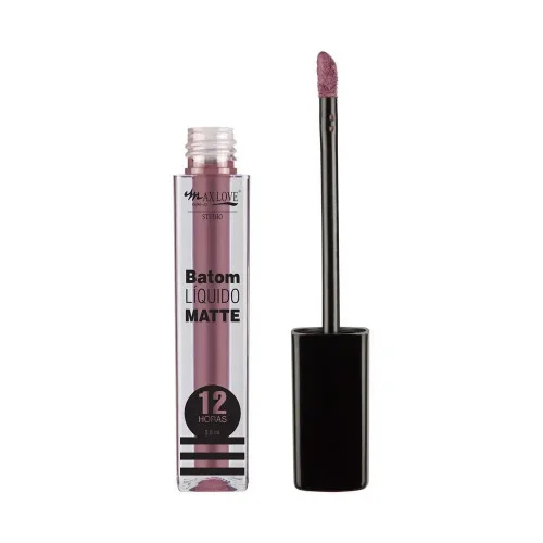 Batom Max Love Liquido Nude 87 - MAX LOVE - Higiene E Beleza