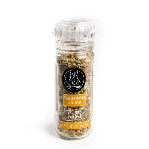 Sal Do Himalaia E Ervas De Provenca C/ Moedor 70g Br Spices - BR SPICES - Mercearia