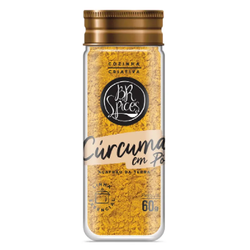 Cúrcuma em Pó Br Spices 60g