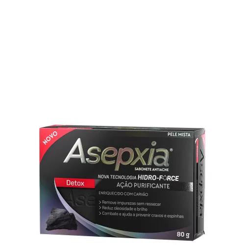 Asepxia Sab Detox 80g - ASEPXIA - Higiene E Beleza