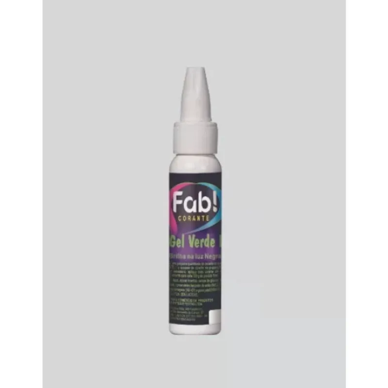Corante Soft Gel 25g Fab Verde Neon