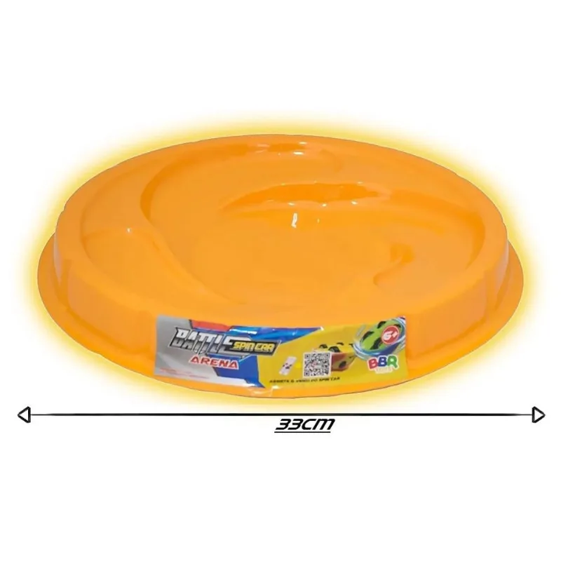Laranja Arena Carro Pião De Batalha - BBR Toys R2774