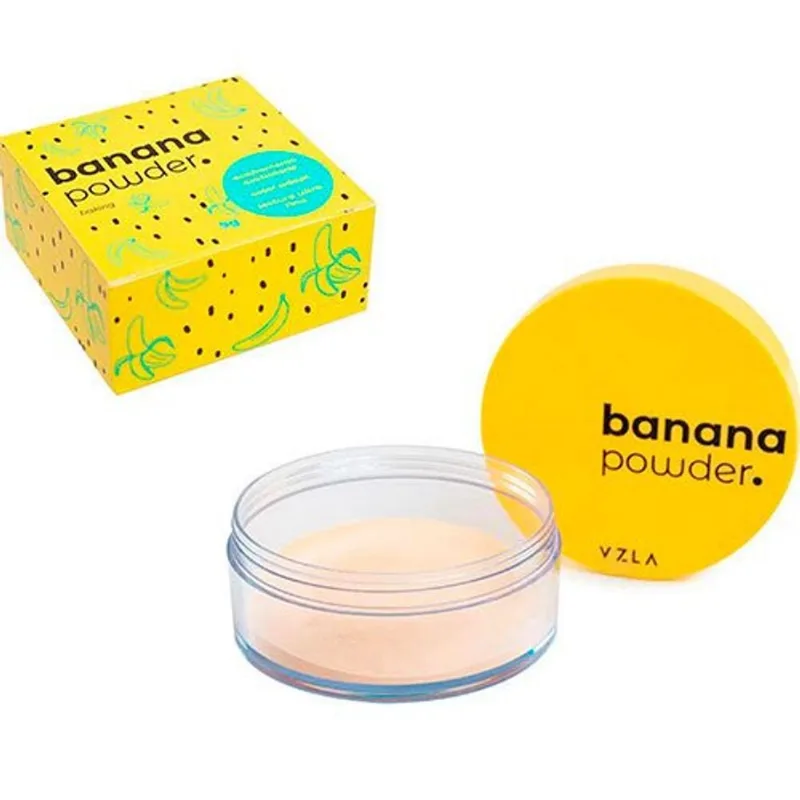 Pó Facial Vizzela Vegano Banana Powder