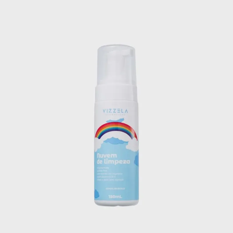 Espuma Limpeza Facial Vizzela Nuvem 150ml