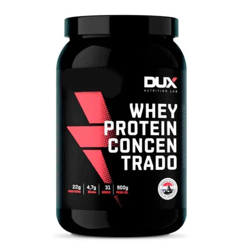 Whey Protein Concentrado Morango 900g Dux Nutrition - DUX